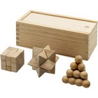 Brainiac 3 Piece Wooden Brainteasers