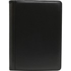 A4 Conference Folder In Black Sandringham Nappa Leather