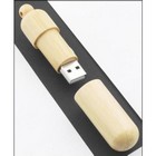 Circular Bamboo Memory Stick