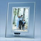 Clear Glass Frame with a Mirror Inlay for 4inch x 6inch Photo V