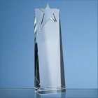 24cm Optical Crystal Star Rectangle Award