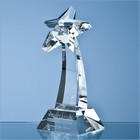 16cm Optical Crystal Shooting Star Award