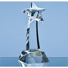 25cm Optical Crystal Shooting Star Award