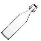 Re-Usable flip top square bottle
