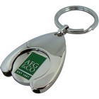 Wishbone Trolley Coin Keyring, single sided