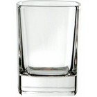 Crystal square tot glass, bulk packed