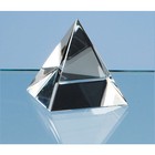 5cm Optical Crystal 4 Sided Pyramid