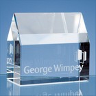 10cm Optical Crystal House
