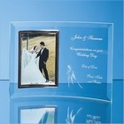 Bevelled Glass Crescent Frame for 5inch x 7inch Portrait Photo