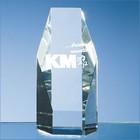 12.5cm Optical Crystal Hexagon Award