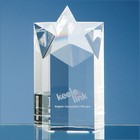 15cm Optical Crystal Star Column Award