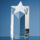 18cm Optical Crystal Star Column Award