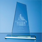 20cm X 12mm Jade Glass Mountain Award
