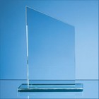 25cm X 12mm Jade Glass Slope Award
