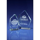 Crystal Glass Artic Jade Award  - 3D Laser engraved