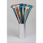 One-piece child-safe balloon sticks