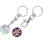 Enamel Trolley Coin Keyring