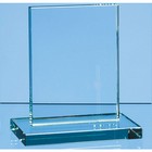 12cm X 9cm X 12mm Jade Glass Rectangle Award