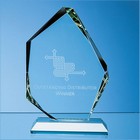 20cm X 19mm Jade Glass Facetted Ice Peak Award