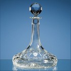 0.75ltr Lead Crystal Panel Ships Decanter