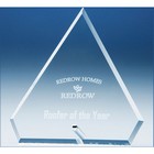 17.5cm Diamond Glass Plaque
