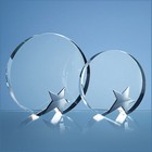 15cm Optical Crystal Circle Award