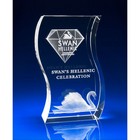 Crystal Wave Award - 3D engraved