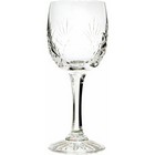 Heavy cut crystal goblet