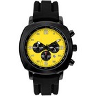 Black chronograph watch