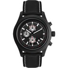 Black chronograph watch