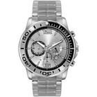 Silver chronograph watch