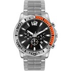 Silver chronograph watch