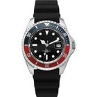 Men's divers style watch with PU sports strap