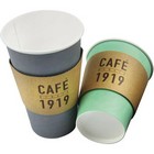 Solid Paper Cup Sleeve 12-16oz/360-480ml