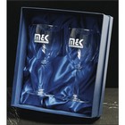 Pair of budget red wine glasses